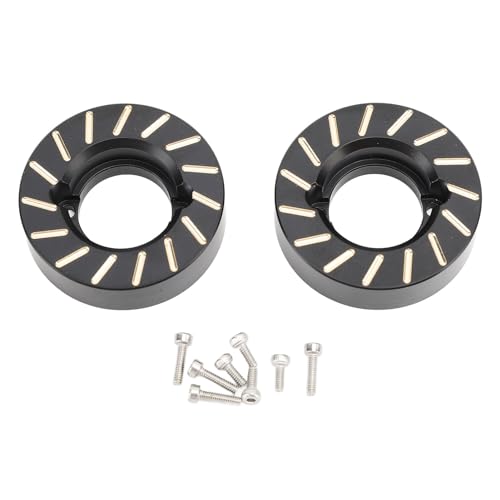 Resefinem 2PCs Schwere Messing -Wheel -Knöchel Gegengewichte für SCX10 II RC Crawler Car Upgrade Teile verbessern die Stabilität und Leistung mit Proof Wearsicheres haltbares von Respicefinem