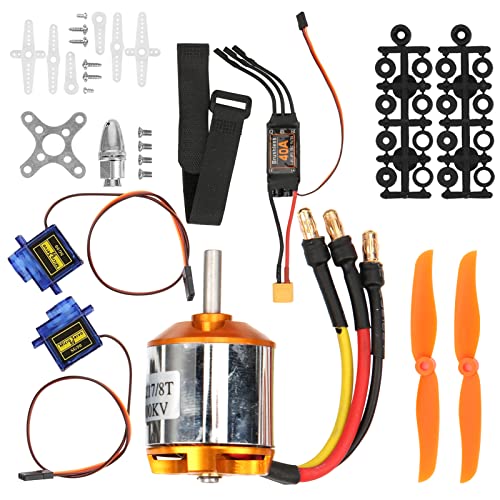 Resefinem Premium 2217 KV1100 Motor 1060 Propeller 9G Servo 40A XT60 ESC -Kit für Fernbedienungshubschrauber ideal für Enthusiasten und Anfänger, die hohe Leistung und einfache von Respicefinem