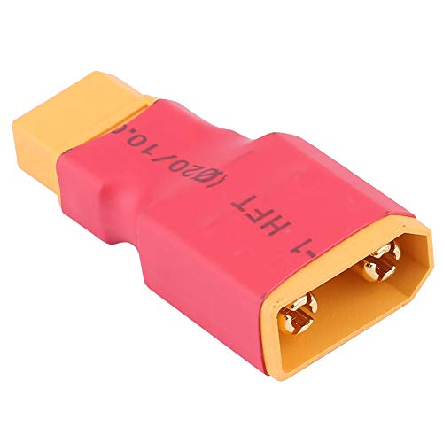 Resefinem RC Connectors Adapters Battery Converter Plug90 männlich zu XT60 Weibchen aus PA und goldplattiertem Kupfermaterial, das für XT90 männlich zu XT60 -Style -Anschluss von Respicefinem
