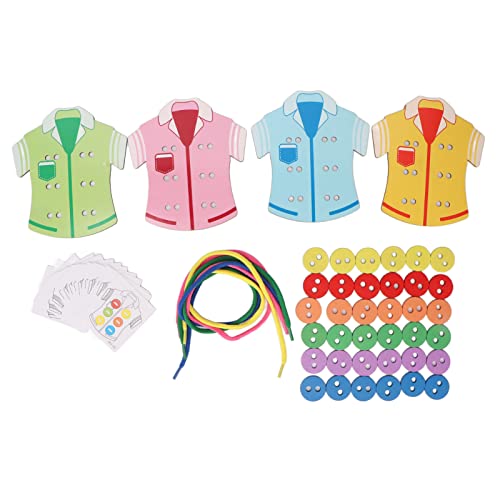 Respicefinem Spielzeug 19×16×4 Holz Schnürung Spielzeug, Kleidung, Style-Fine Motor Skill Farbwahrnehmung Sicher, Kleinkind Einfädeln Spielzeug Für Die Frühkindliche Bildung Respicefinem Spielzeug 19×16×4 Holz Schnürung Spielzeug, Kleidung, Style-Fine Motor Skill Farbwahrnehmung Sicher, Kleinkind Einfädeln Spielzeug Für Die Frühkindliche Bildung von Respicefinem