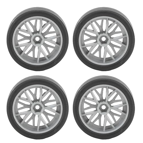 Respicefinem 4PCS RC Drift Car Reifen Gummi Drifting Wheel Reifen für ferngesteuertes Modellauto Reifenersatz Speziell für AE86 mit strapazierfähigem Material, guter Traktion und Respicefinem 4PCS RC Drift Car Reifen Gummi Drifting Wheel Reifen für ferngesteuertes Modellauto Reifenersatz Speziell für AE86 mit strapazierfähigem Material, guter Traktion und von Respicefinem