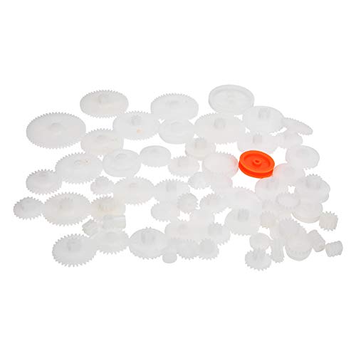 64pcs Kunststoff Getriebe Riemenscheibe Shaft Sleeve Set DIY Roboter Modell Spielzeug Zubehör für Motor, Getriebe 64pcs Kunststoff Getriebe Riemenscheibe Shaft Sleeve Set DIY Roboter Modell Spielzeug Zubehör für Motor, Getriebe von Respicefinem