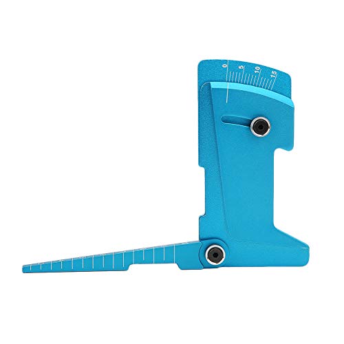 Respicefinem Premium Aluminiumlegierung einstellbares Langer -Shunting -Werkzeug für 1 8 und 1 10 RC -Auto in Blau von Respicefinem