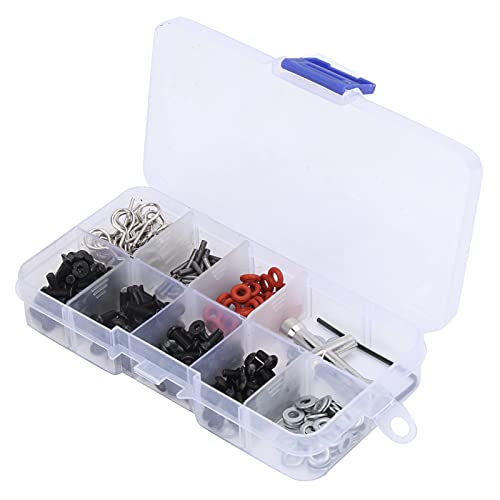 Respicefinem Resefinem RC Metallschraubenersatz -Ersatzkit mit Schraubenschlüssel und Autoschalenschnalle ideal für HSP 1/10 Fernbedienungsautos Qualität Metallmaterialien Verschiedene Größen Respicefinem Resefinem RC Metallschraubenersatz -Ersatzkit mit Schraubenschlüssel und Autoschalenschnalle ideal für HSP 1/10 Fernbedienungsautos Qualität Metallmaterialien Verschiedene Größen von Respicefinem