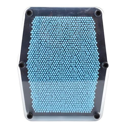 RespireFinem 3D Klon Pin Art Toy für sensorische Stimulationsstress -Relief kreative Hände Skulptur -Prägen Modell Hellblau Home Office Desk Dekor 7.1x5.7x2,2 Zoll (21x17.5x5.5cm / 8.3x6.9x2.2in) von Respicefinem