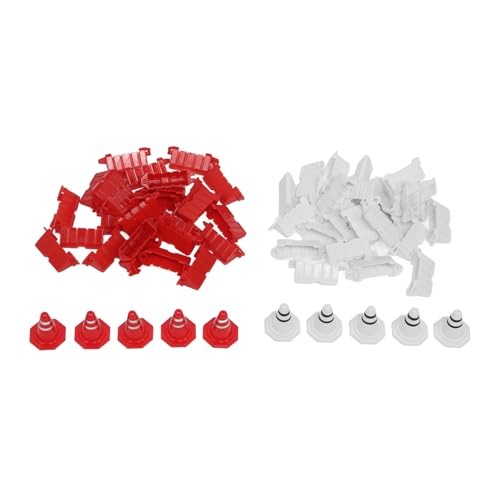 RespireFinem 50pcs RC Car Racing Road Barriere Kunststoff tragbarer 10 -propcs RC Racing Verkehr Road -Zapfen ideal für das Training und die Driftenpraxis mit haltbarem Material von Respicefinem