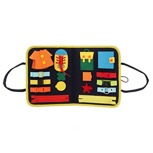 RespireFinem -Beschäftigter Board Fish Food Stoffbeschäftiger Board Montessori Sensory Toys Bildungsautismus Training Spielzeug für Kleinkinder von Respicefinem