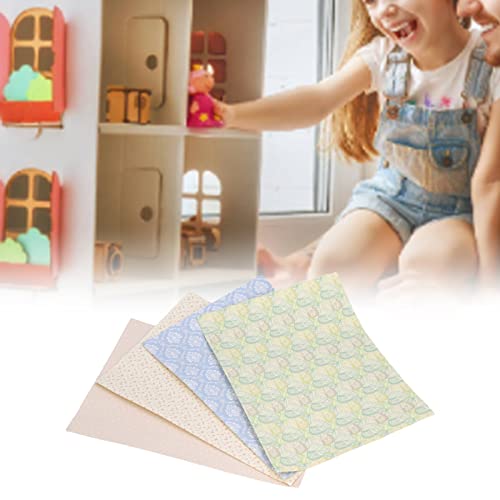 Restokki Dollhouse Wallpaper Set Lovely Miniatures Dolls House Wallpaper 1:12 Scale for Decorating Living Room Bedroom Restokki Dollhouse Wallpaper Set Lovely Miniatures Dolls House Wallpaper 1:12 Scale for Decorating Living Room Bedroom von Restokki