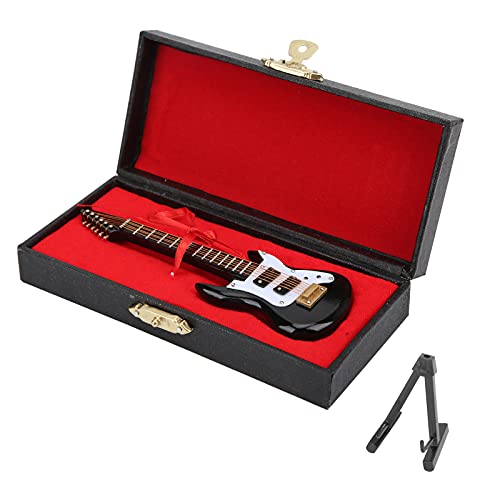 Restokki Gitarrenmodell Ornament Musikinstrument Desktop Display Ständer Storage Box Schwarz Restokki Gitarrenmodell Ornament Musikinstrument Desktop Display Ständer Storage Box Schwarz von Restokki