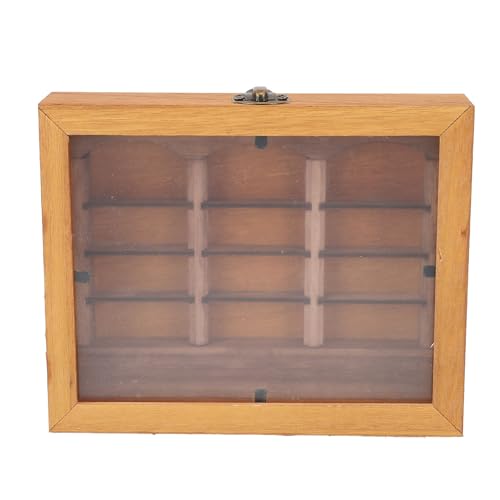 Restokki Miniaturbuchkästen Display -Hülle, Schrank Angst Erleichterungsbücher schütteln Bücherregalspielzeug Wohnzimmer Schreibtisch Ornament von Restokki
