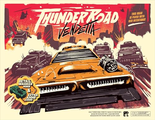 Restoration Games Thunder Road Vendetta, Brettspiel, ab 10 Jahren, 2–4 Spieler, 30–75 Minuten Spieldauer von Restoration Games