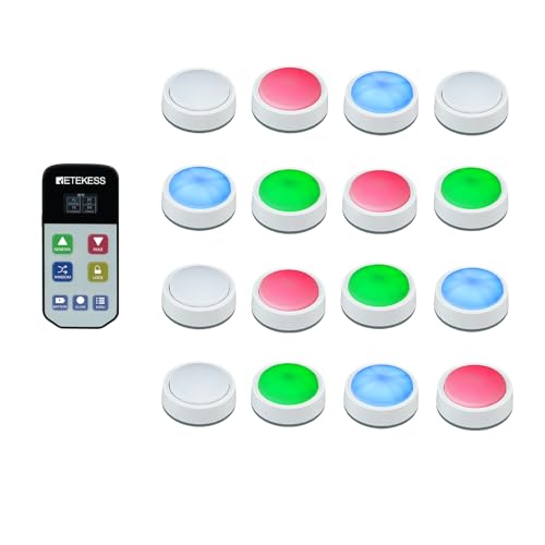 Retekess TM102 Wireless Buzzer System,Quiz Buzzer, 3 Reaktionsmodi, Countdown Rush und Zufallsmodus, Warnung bei Niedrigem Batteriestand, für Schulklassenwettbewerbe, Quiztests Retekess TM102 Wireless Buzzer System,Quiz Buzzer, 3 Reaktionsmodi, Countdown Rush und Zufallsmodus, Warnung bei Niedrigem Batteriestand, für Schulklassenwettbewerbe, Quiztests von Retekess
