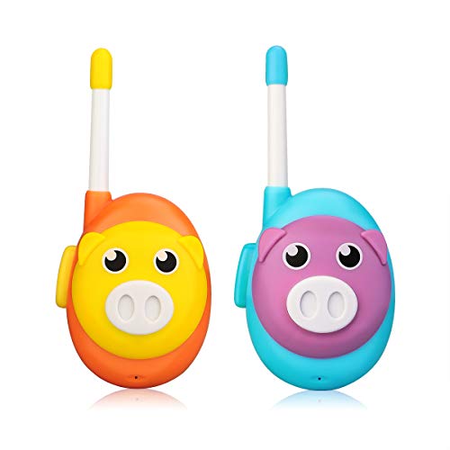 Retevis RB616 Walkie Talkie Kinder, Ostern Geschenke Kinder, Cartoon Stil Einfach zu Bedienen Spielzeug für Kleinkind Jungen Mädchen, Geschenk für Indoor Party im Freien (1 Paar) von Retevis