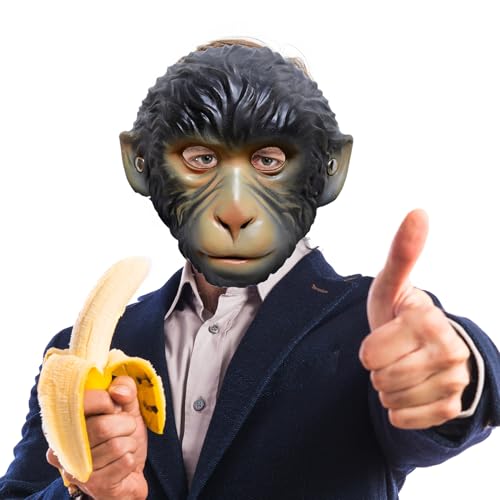 Retoo Affenmaske Monkey face für Halloween Fasching & Karneval als für Herren & Damen Einheitsgröße Retoo Affenmaske Monkey face für Halloween Fasching & Karneval als für Herren & Damen Einheitsgröße von Retoo
