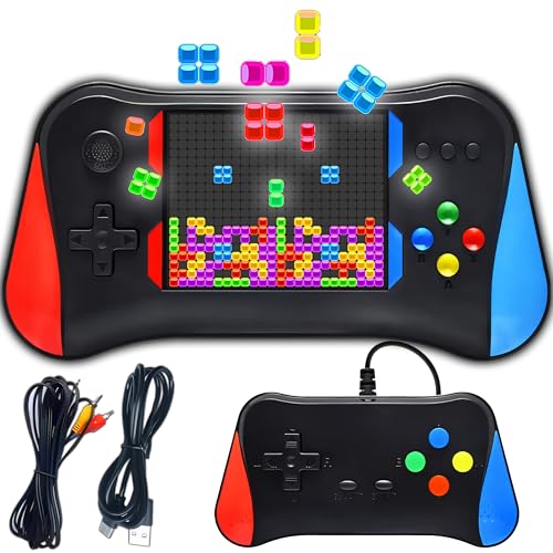 Retoo Handheld Spielkonsole Für Zwei Spieler mit 500 Klassische Spielen, 3.5 Zoll LCD Bildschirm, Retro-Videospielkonsole Spieler für Kinder Spielzeug, Retro Game Console, 1200 mAh Akku Retoo Handheld Spielkonsole Für Zwei Spieler mit 500 Klassische Spielen, 3.5 Zoll LCD Bildschirm, Retro-Videospielkonsole Spieler für Kinder Spielzeug, Retro Game Console, 1200 mAh Akku von Retoo