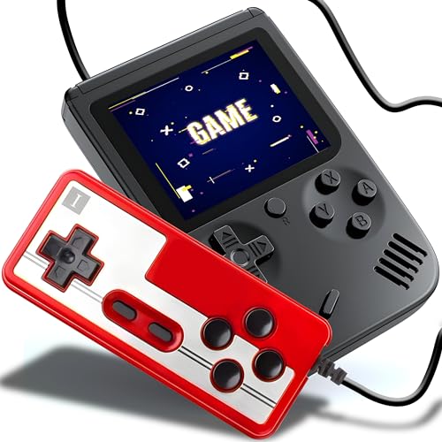 Retoo Retro Spielkonsole Mini Handheld Videospielkonsole mit Gamecontrollern Tragbare Analogue Konsole mit 400 Klassischen Video Spielen Arcade Console für Kinder und Erwachsene Sankt Nikolaus Grau Retoo Retro Spielkonsole Mini Handheld Videospielkonsole mit Gamecontrollern Tragbare Analogue Konsole mit 400 Klassischen Video Spielen Arcade Console für Kinder und Erwachsene Sankt Nikolaus Grau von Retoo