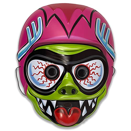 Weird-Ohs Tragbare Maske von Retro-a-go-go Erwachsenenkostüm oder Wanddekoration, Bagger, grüne Maschine, 33 x 25,4 cm, Mehrfarbig, Einheitsgröße von Retro-a-go-go!