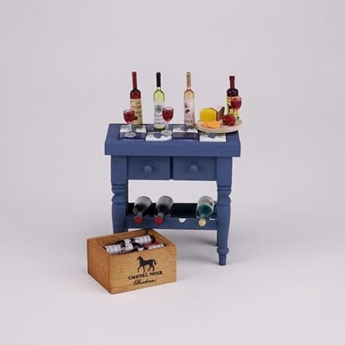 001.564/0 - Miniatur, Blauweintisch mit Karo verziert 001.564/0 - Miniatur, Blauweintisch mit Karo verziert von Reutter Porzellan