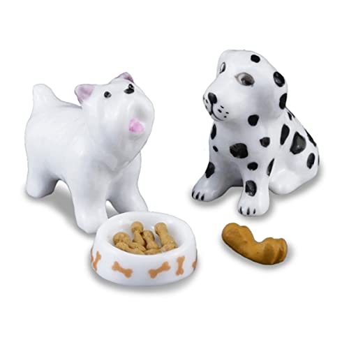 Reutter Porzellan 001.624/5 - Kleine Hunde, Miniatur von Reutter Porzellan