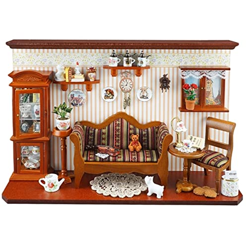 Reutter Porzellan - Miniatur-Wohnzimmer-Display, groß "Wohnzimmer", 1:24, Erwachsene Hobbyisten und Sammler von Reutter Porzellan