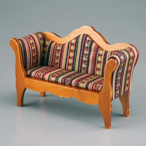 Sofa Biedermeier, Miniatur Sofa Biedermeier, Miniatur von Reutter Porzellan