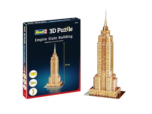 Revell 119 00119 RV Empire State Building 3D-Puzzle Modellbau, Farbig von Revell