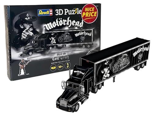 Revell NICE PRICE 3D Puzzle I Motorhead Tour Truck I Ideale Geschenkidee für Jungen, Mädchen, Kinder und Erwachsene ab 10 Jahren I 3D Puzzle für Rock n Roll Fans und Musikliebhaber von Revell