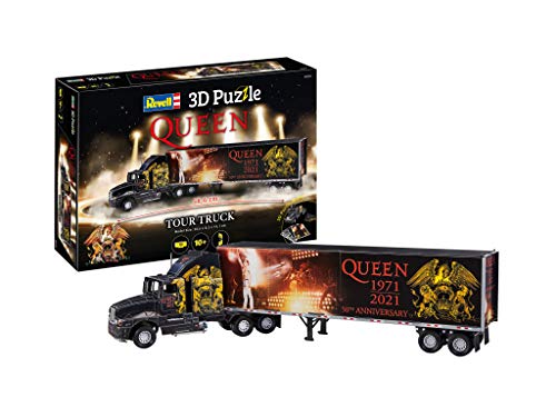 Revell 3D Puzzle 00230 I QUEEN Tour Truck 50th Anniversary I 128 Teile I 2 Stunden Bauspaß für Kinder und Erwachsene I ab 10 Jahren I Geschenkidee für alle Rock n Roll Fans I Selber zusammenbauen Revell 3D Puzzle 00230 I QUEEN Tour Truck 50th Anniversary I 128 Teile I 2 Stunden Bauspaß für Kinder und Erwachsene I ab 10 Jahren I Geschenkidee für alle Rock n Roll Fans I Selber zusammenbauen von Revell