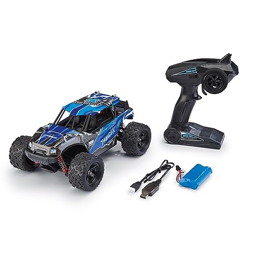 Revell Control X-treme Monster Truck Cross Thunder I RC-Truggy im Maßstab 1:18 I Allradantrieb und Bulldog-Reifen I Bis zu 50 km/h schnell I Mit -Li-Ionen-Akku I 20 Minuten Fahrzeit Revell Control X-treme Monster Truck Cross Thunder I RC-Truggy im Maßstab 1:18 I Allradantrieb und Bulldog-Reifen I Bis zu 50 km/h schnell I Mit -Li-Ionen-Akku I 20 Minuten Fahrzeit von Revell Control X-treme