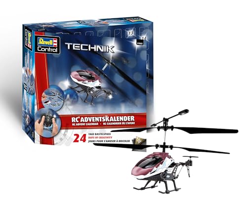 Revell Adventskalender RC Hubschrauber I ferngesteuerter Hubschrauber I zum Basteln I für Jungen, Mädchen & Erwachsene ab 10 Jahren I Geschenk zu Weihnachten Revell Adventskalender RC Hubschrauber I ferngesteuerter Hubschrauber I zum Basteln I für Jungen, Mädchen & Erwachsene ab 10 Jahren I Geschenk zu Weihnachten von Revell Control