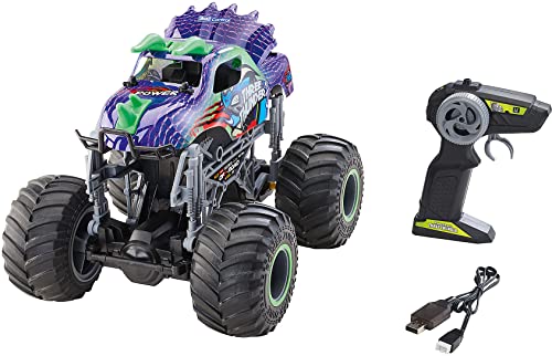 Revell Control Dino Truck I Ferngesteuerter MonsterTruck im Dino-Design I Mit LED-Beleuchtung und integriertem Verdampfer I Austauschbarer Li-Ion Akku I Für Kinder und Erwachsene ab 8 Jahren geeignet von Revell Control