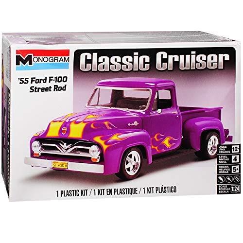 Ford F-100 Street Rod Violett 2. Generation 1953-1956 Bausatz Kit 1/24 Revell Monogram Modell Auto von Revell