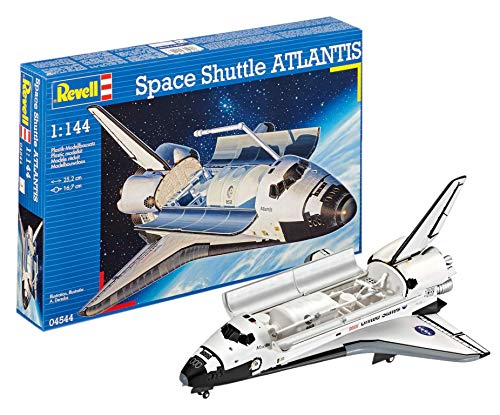 Revell Revell_04544 Modellbausatz Flugzeug 1:144 - Space Shuttle Atlantis im Maßstab 1:144, Level 4, originalgetreue Nachbildung mit vielen Details, Raumfahrt, Weltraum, 04544 Revell Revell_04544 Modellbausatz Flugzeug 1:144 - Space Shuttle Atlantis im Maßstab 1:144, Level 4, originalgetreue Nachbildung mit vielen Details, Raumfahrt, Weltraum, 04544 von Revell