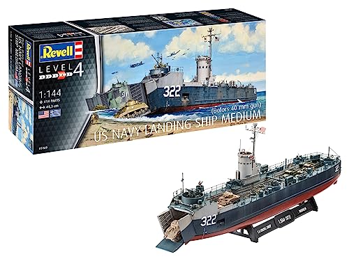 05169 US Navy Landing Ship Medium (Bof 05169 US Navy Landing Ship Medium (Bof von Revell