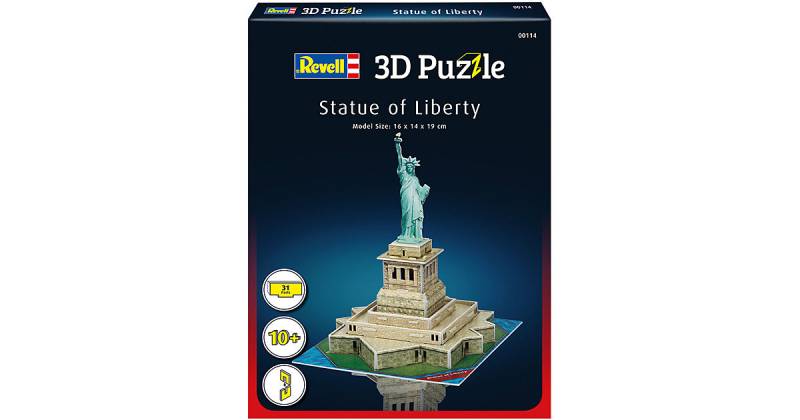 3D-Puzzle Freiheitsstatue, 31 Teile, 19 cm von Revell