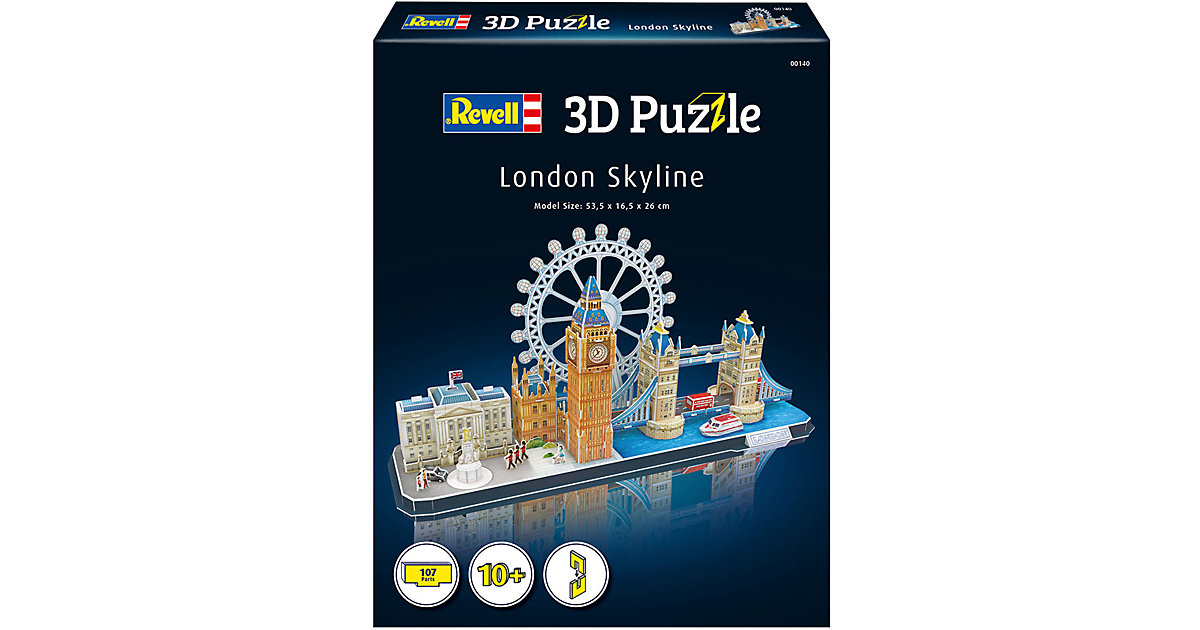 3D-Puzzle London Skyline, 107 Teile, 53,5 cm von Revell
