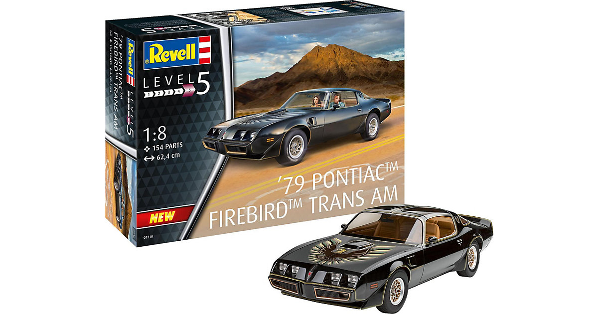 ’79 Pontiac™ Firebird™ Trans Am, Revell Modellbausatz im Maßstab 1:8, 154 Teile, 62,4 cm von Revell