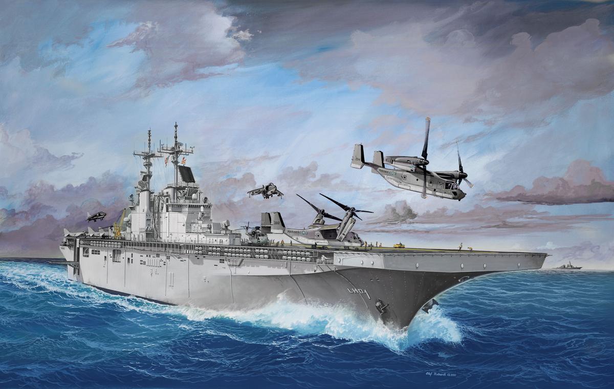 Assault Carrier USS WASP CLASS Assault Carrier USS WASP CLASS von Revell