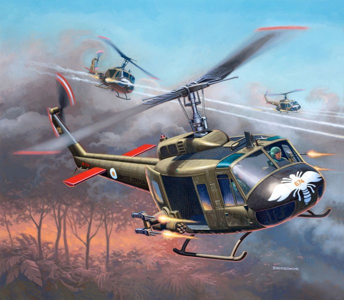 Bell UH-1H Gunship von Revell