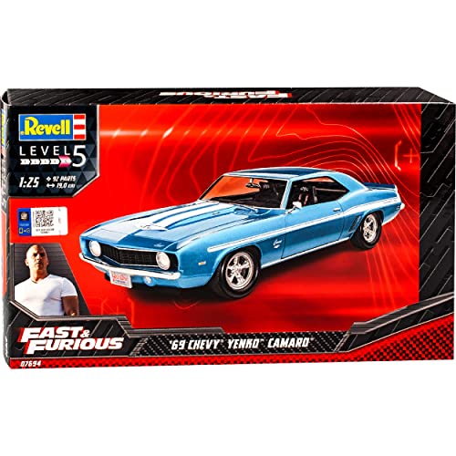 Chevrolet Camaro Yenko 1. Generation 1966-1970 Dom Dominik Toretto The Fast and The Furious 07694 Bausatz Kit 1/25 1/24 Revell Modell Auto von Revell