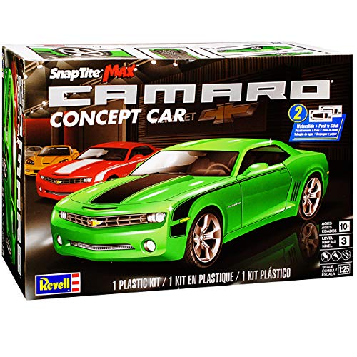 Chevrolet Chevy Camaro SS Concept Coupe Grün 5. Generation 2009-2016 Snap Tite Bausatz Kit 1/24 1/25 Revell Monogram Modell Auto von Revell
