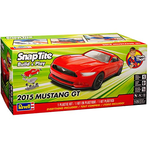 Ford Mustang VI Coupe Rot Ab 2015 Snap Tite Bausatz Kit 1/24 1/25 Revell Modell Auto mit individiuellem Wunschkennzeichen Ford Mustang VI Coupe Rot Ab 2015 Snap Tite Bausatz Kit 1/24 1/25 Revell Modell Auto mit individiuellem Wunschkennzeichen von Revell