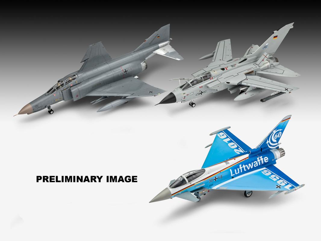 Geschenkset 70 Jahre Bundeswehr - Airplanes mit Basiszubehör Geschenkset 70 Jahre Bundeswehr - Airplanes mit Basiszubehör von Revell