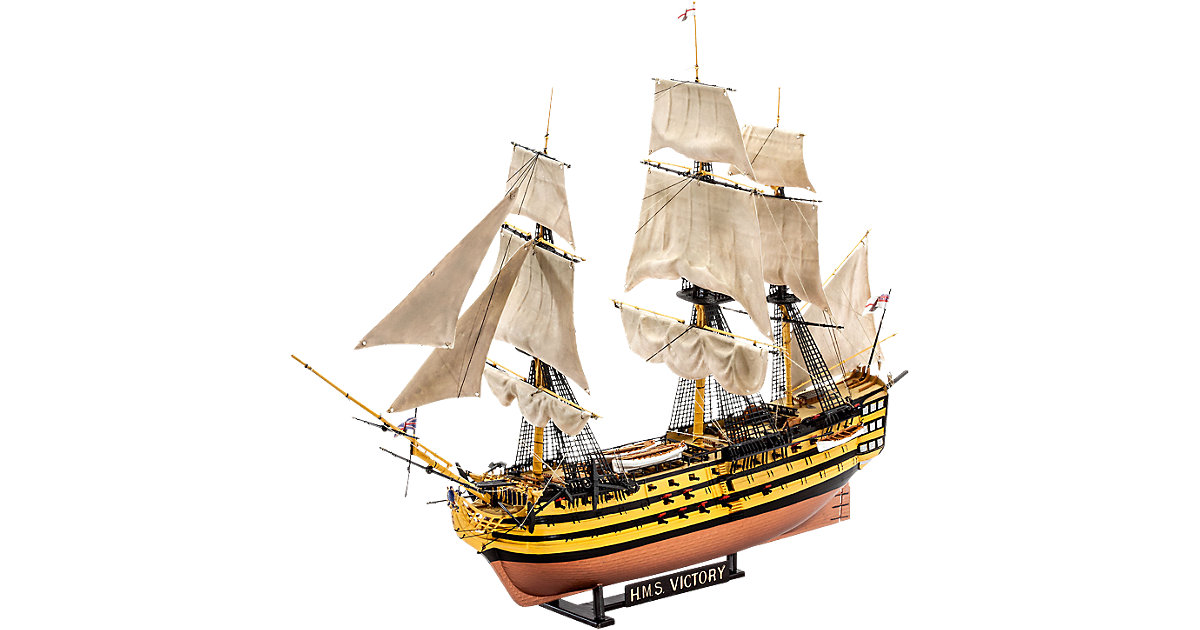 "Geschenkset ""Battle of Trafalgar"", Revell Modellbausatz mit Basiszubehör im Maßstab 1:225, 269 Teile, 40 cm" "Geschenkset ""Battle of Trafalgar"", Revell Modellbausatz mit Basiszubehör im Maßstab 1:225, 269 Teile, 40 cm" von Revell