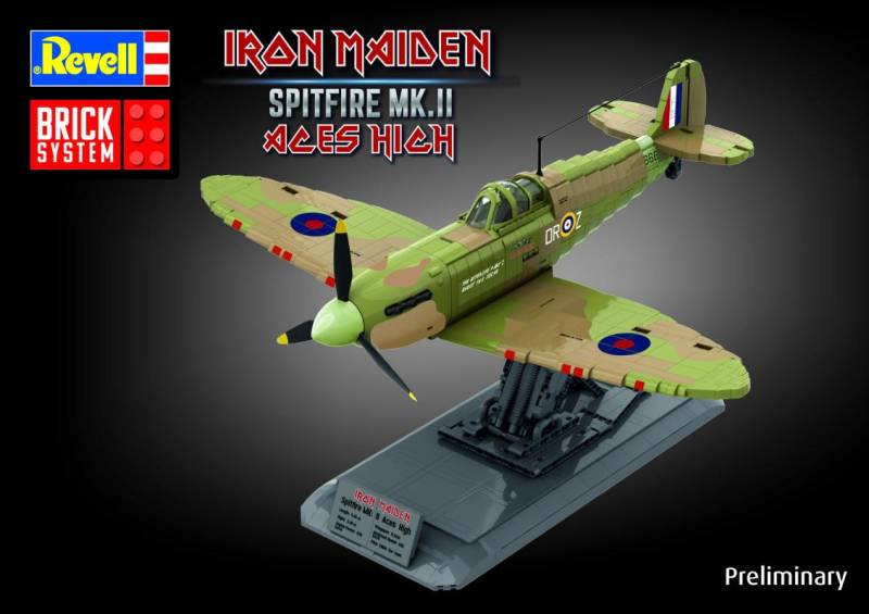 Iron Maiden Spitfire MK.II Aces High -  Brick System von Revell