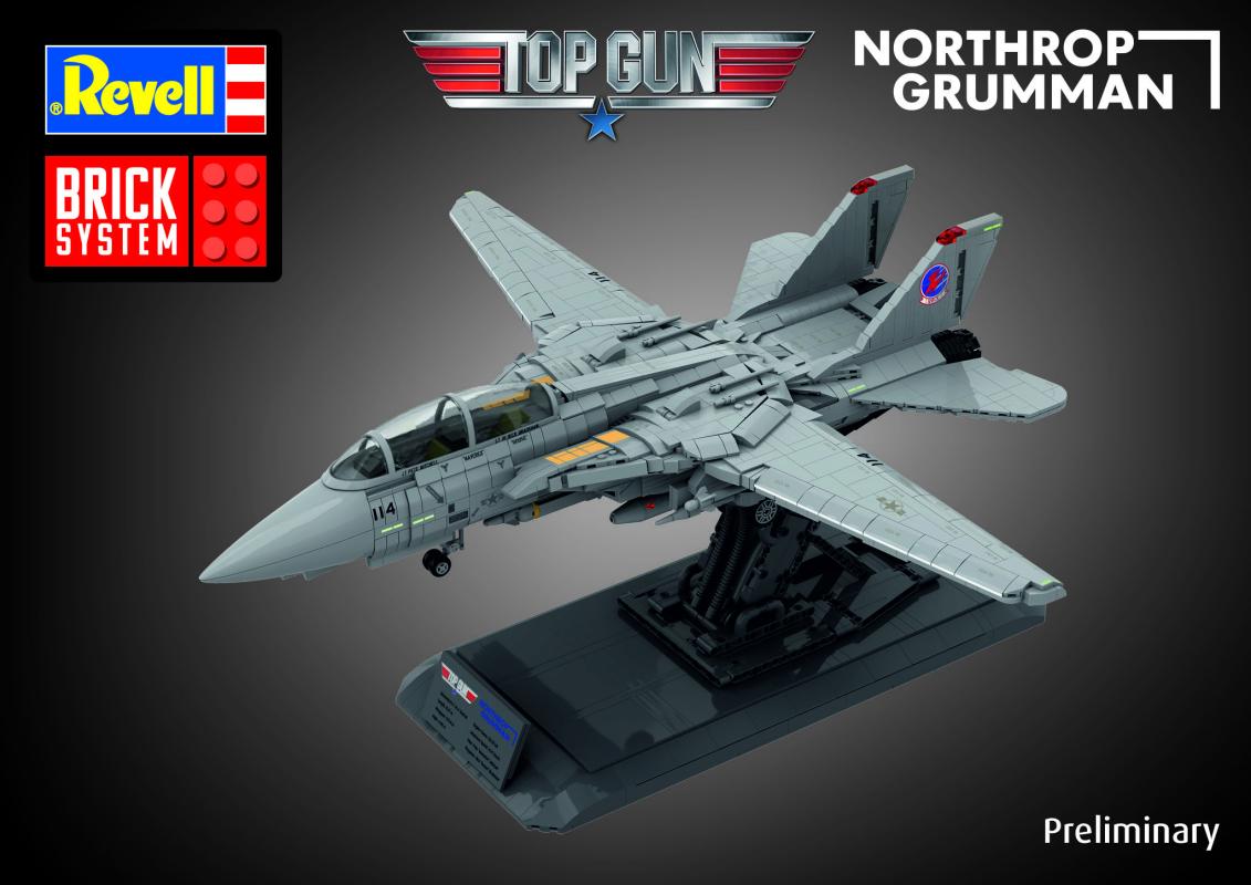 Maverick F-14A Tomcat - Top Gun - Brick System von Revell