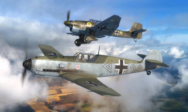 Messerschmitt Bf 109E & Junkers Ju 87B - Starter Kit Messerschmitt Bf 109E & Junkers Ju 87B - Starter Kit von Revell