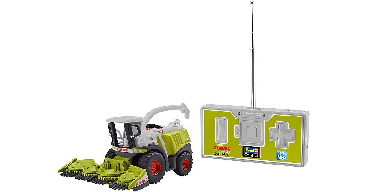 Mini RC Traktor Claas 960 Jaguar Feldhäcksler, Revell Control Ferngesteuertes Auto, Traktor ferngesteuert, 12 cm Mini RC Traktor Claas 960 Jaguar Feldhäcksler, Revell Control Ferngesteuertes Auto, Traktor ferngesteuert, 12 cm von Revell