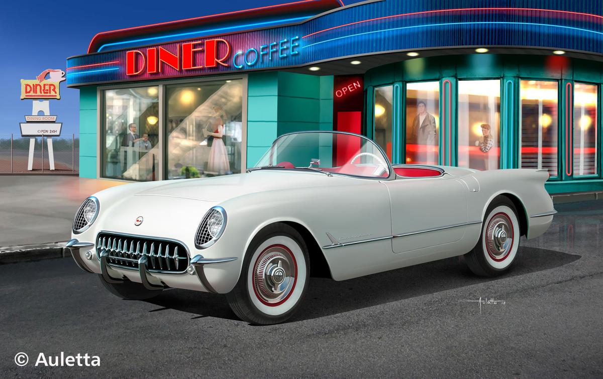 Model Set - 1953 Corvette Roadster Model Set - 1953 Corvette Roadster von Revell