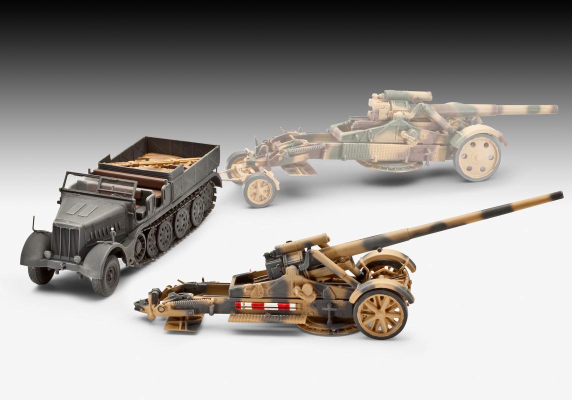 Model Set - Sd.Kfz.9 Famo 21cm Mörser 18 or 17cm Kanone Model Set - Sd.Kfz.9 Famo 21cm Mörser 18 or 17cm Kanone von Revell